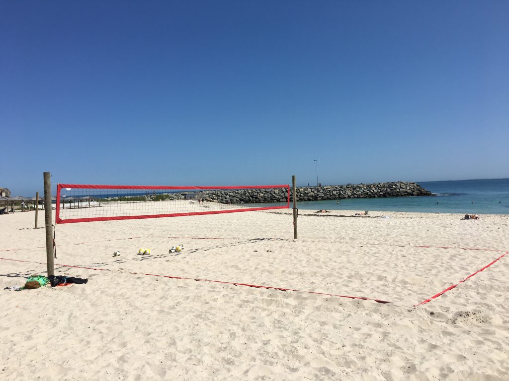 DIY Wooden Posts Volleyball Court Kit